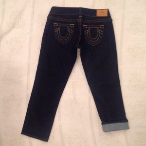 TRUE RELIGION CAPRI JEANS 🆕